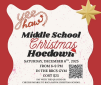 Dec. 6 - Middle School Christmas Hoedown Dec. 6 - Middle School Christmas Hoedown
