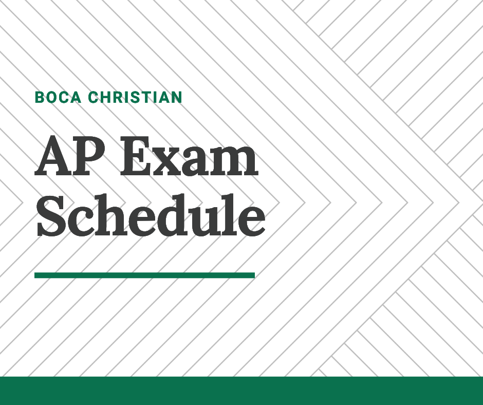 May 4-20 AP Exam Schedule