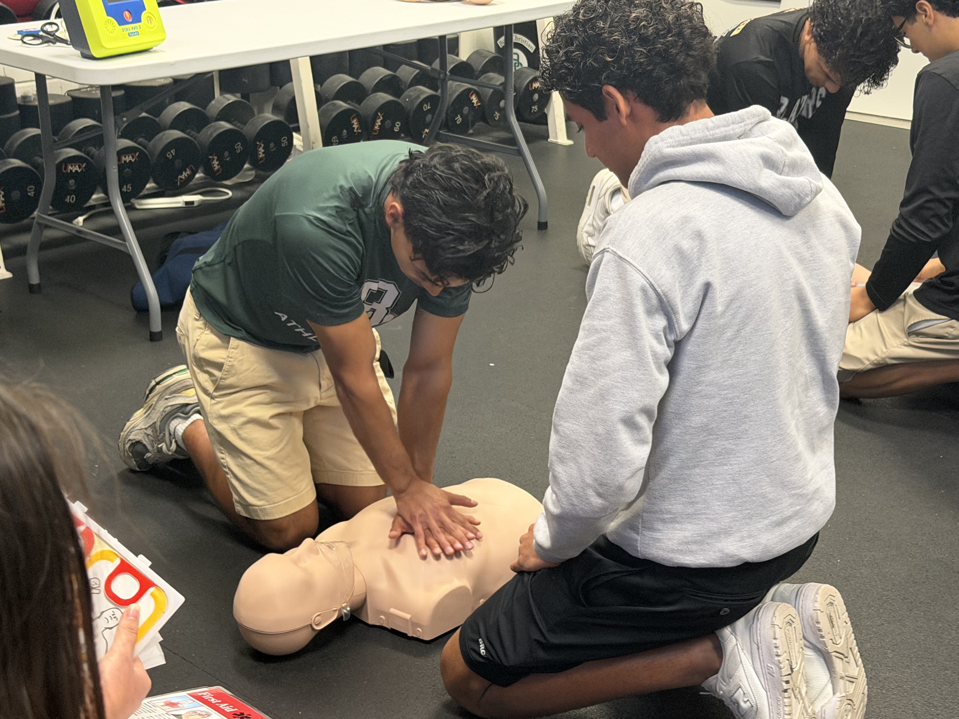 CPR, First Aid, and AED Student Training 