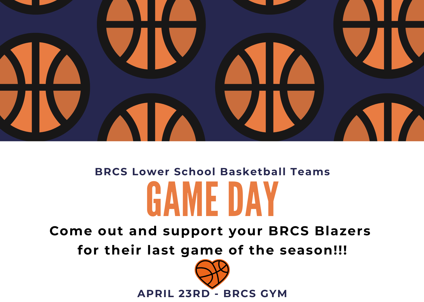 April 23 Lower School Basketball Games