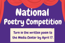 April 17 - National Poetry Competition April 17 - National Poetry Competition