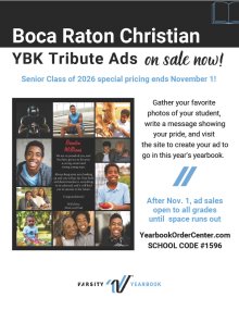 Class of 2026 Yearbook Memory Ads