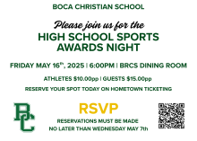 5/16 - High School Sports Awards Night