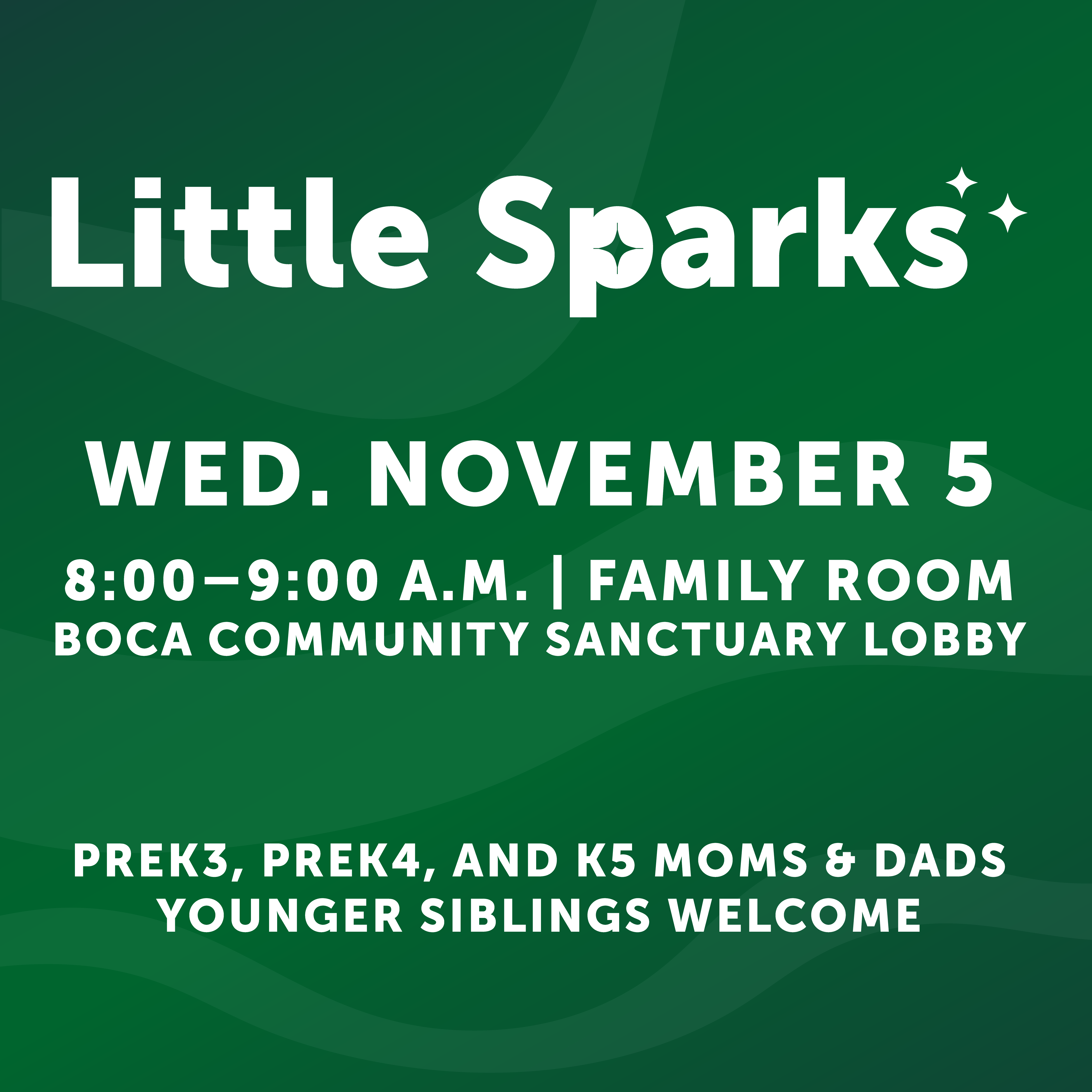 Nov. 5th Little Sparks (K3-K5)